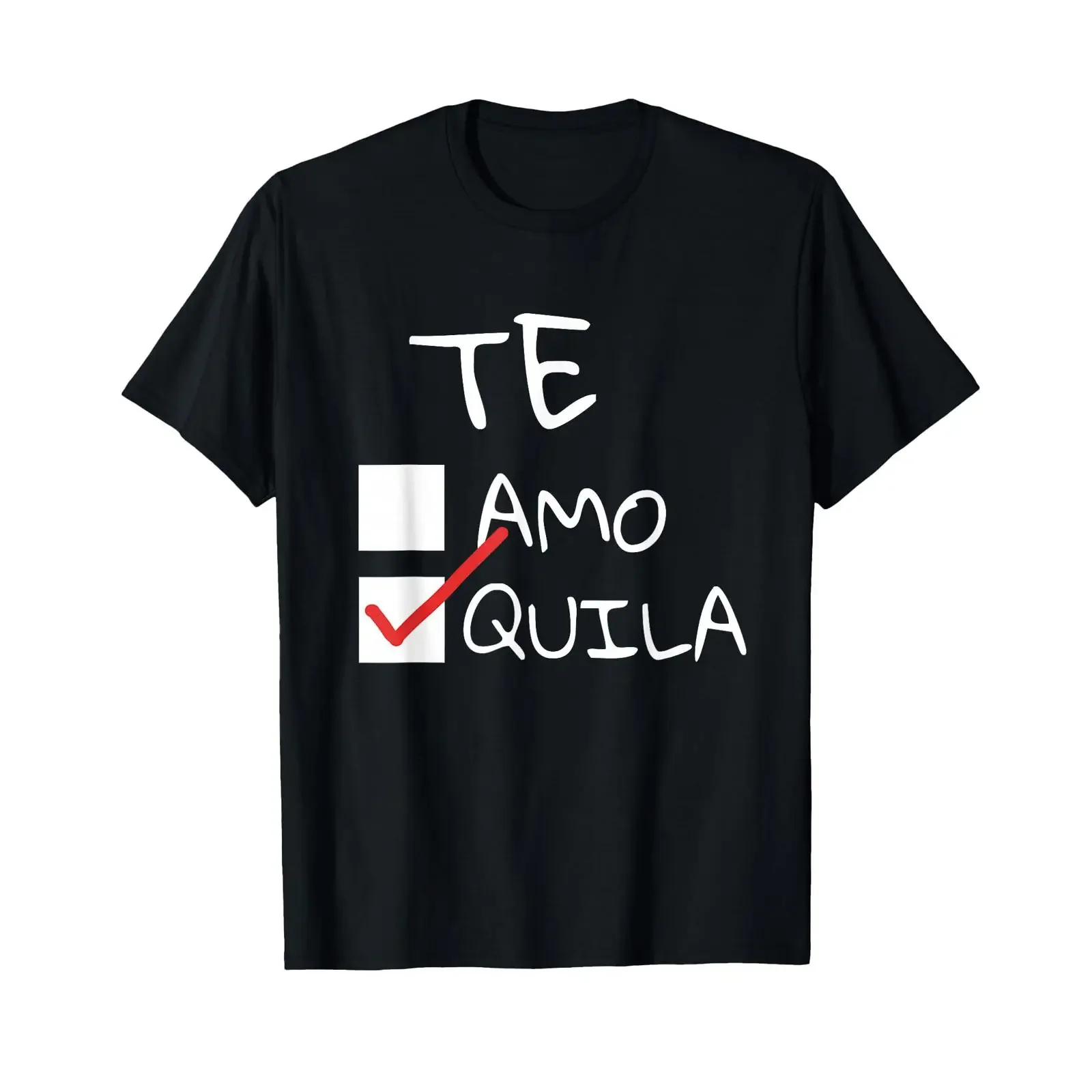 Funny Te Amo Tequila Mexican Cinco de Mayo Drinking Party T Shirt vintage Washed Versatile Stretched Stylish designer clothes