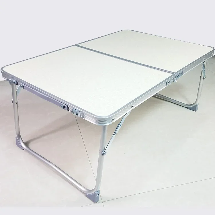 Portable Foldable Laptop Desk,Computer Table, Picnic Table, Breakfast Serving Bed Tray Folds In Half with Inner Storage Space