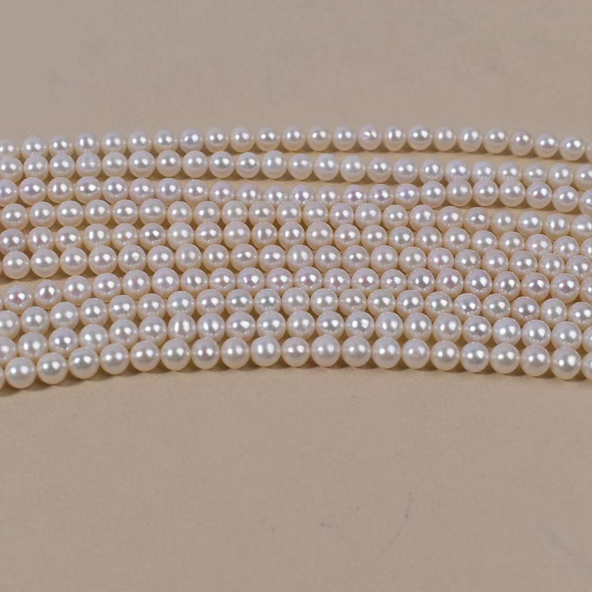 5A 5-6mm Natural Freshwater Pearl Near-round Beads High Quality for DIY Jewelry Making Women Necklace Bracelets Earrings