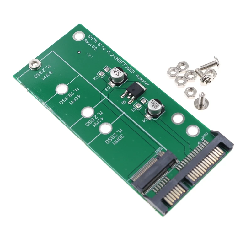 The Best Price M.2 NGFF SSD to SATA Adapter Card M.2 Interface to SATA 2.5 Inch Serial Solid State Drive STAT3 Adapter