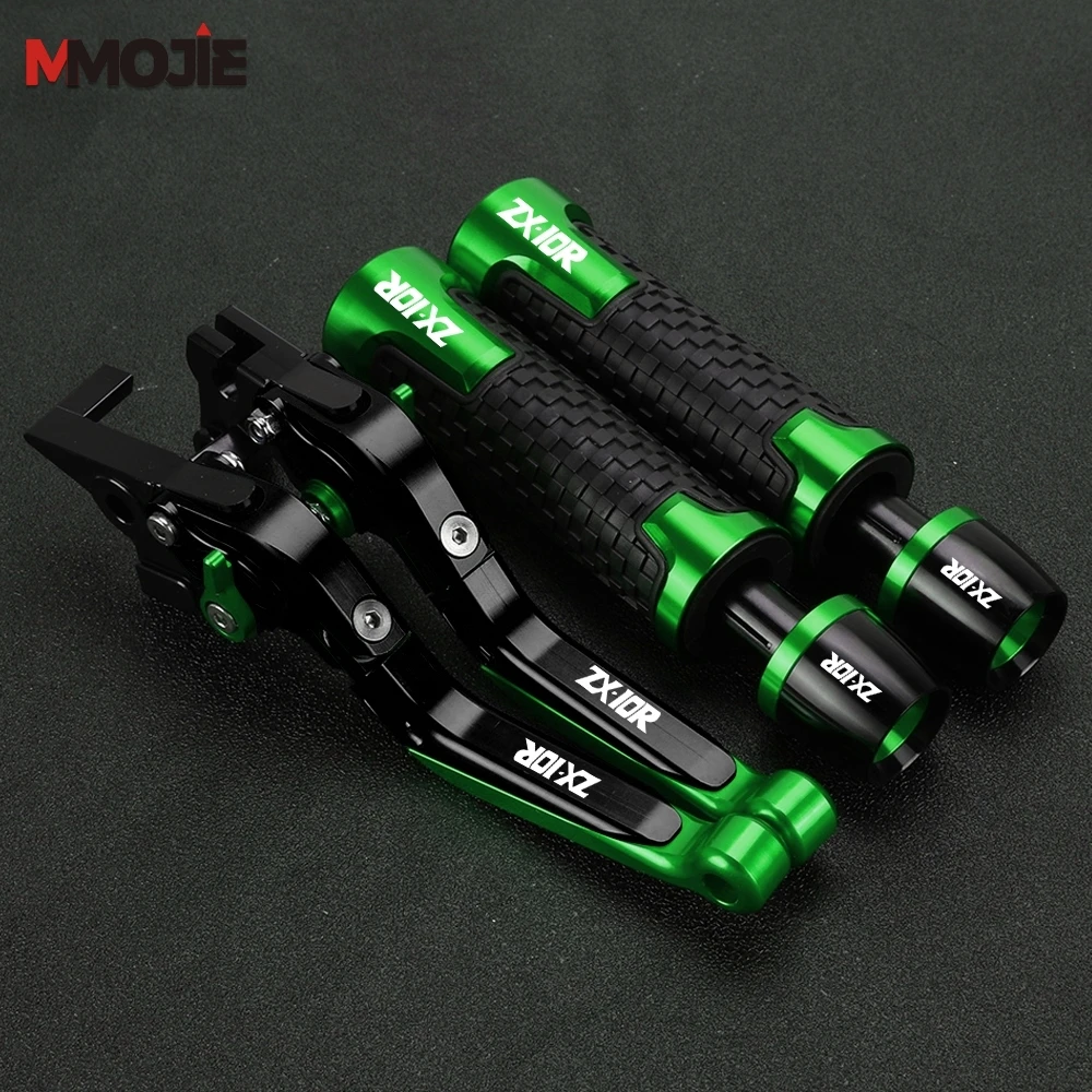 ZX 10R ZX-10R 2011 2010 2009 2008 Handlebar Handle Grips Ends FOR Kawasaki ZX10R 2006-2015 2014 2013 2012 Brake Clutch Levers