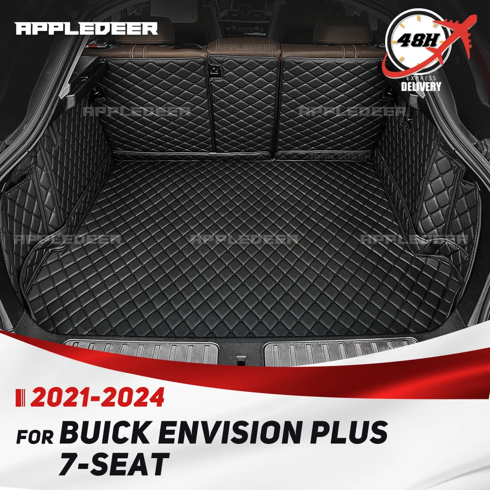 

For Buick Envision Plus 7-seat 2021-2024 Auto Full Coverage Trunk Mat Car Protective Pad Cargo Liner Interior Accessories
