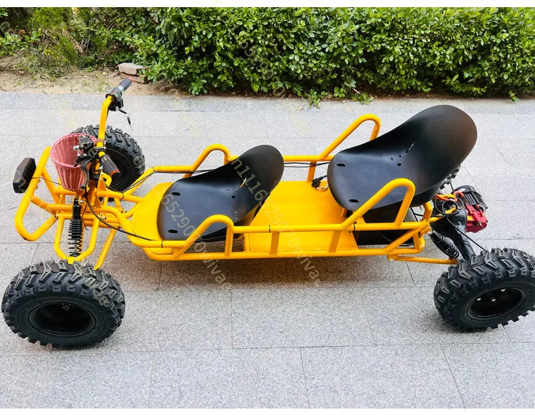 Cross-border production of all-terrain adult outdoor electric four-wheel double off-road karts