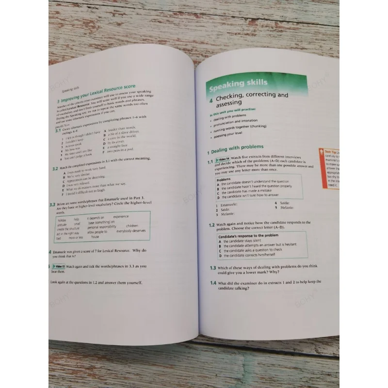 Libro oficial de la Guía de Cambridge para IELTS, libro para estudiantes en inglés, versión impresa en color de entrenamiento General