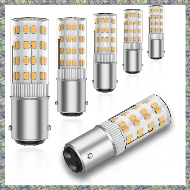 

WON BA15DLED 120V Dual Contact Bayonet Base LED Bulb 0 Watt Halogen JD T3/T4 Equivalent Replacement Sewing Machine LED Bulb C