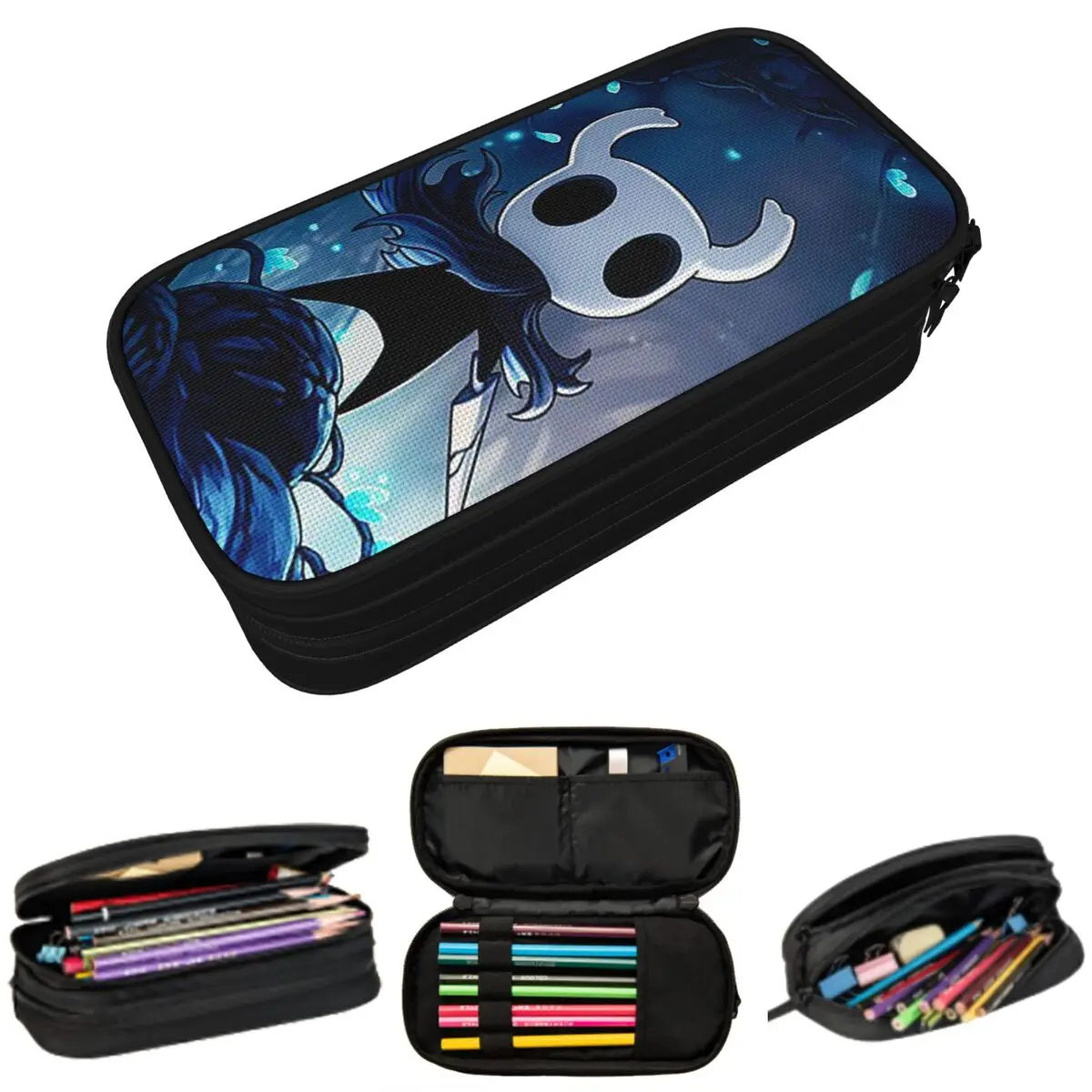 

Пенал для школьников Ghost Hollow Knight, сумка для ручек, канцелярских принадлежностей, держатель для ручек