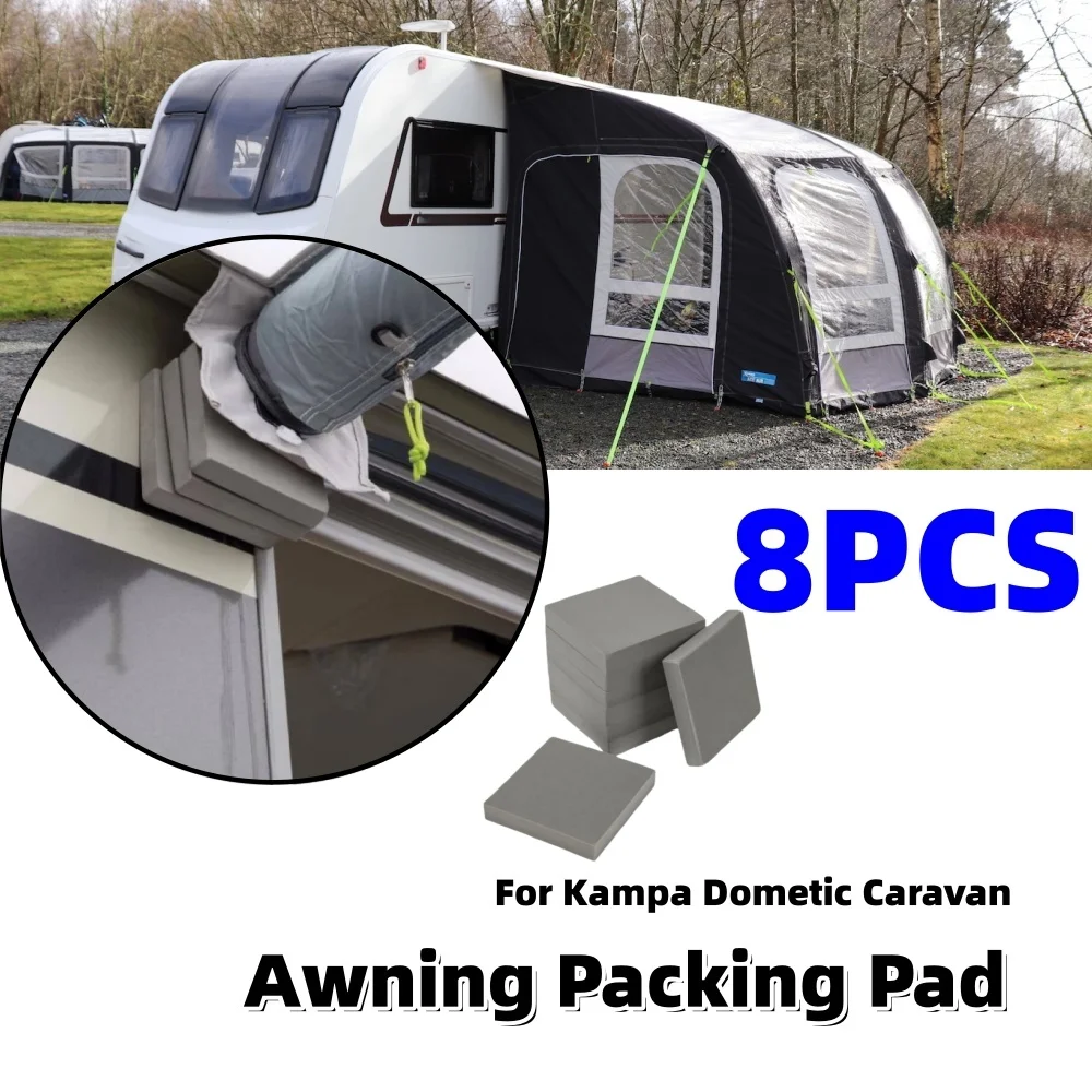 8PCS Campervan Air Awning Packing Pads RV Camping Awning Tent Protection Accessories For Kampa Dometic Caravan Motorhome