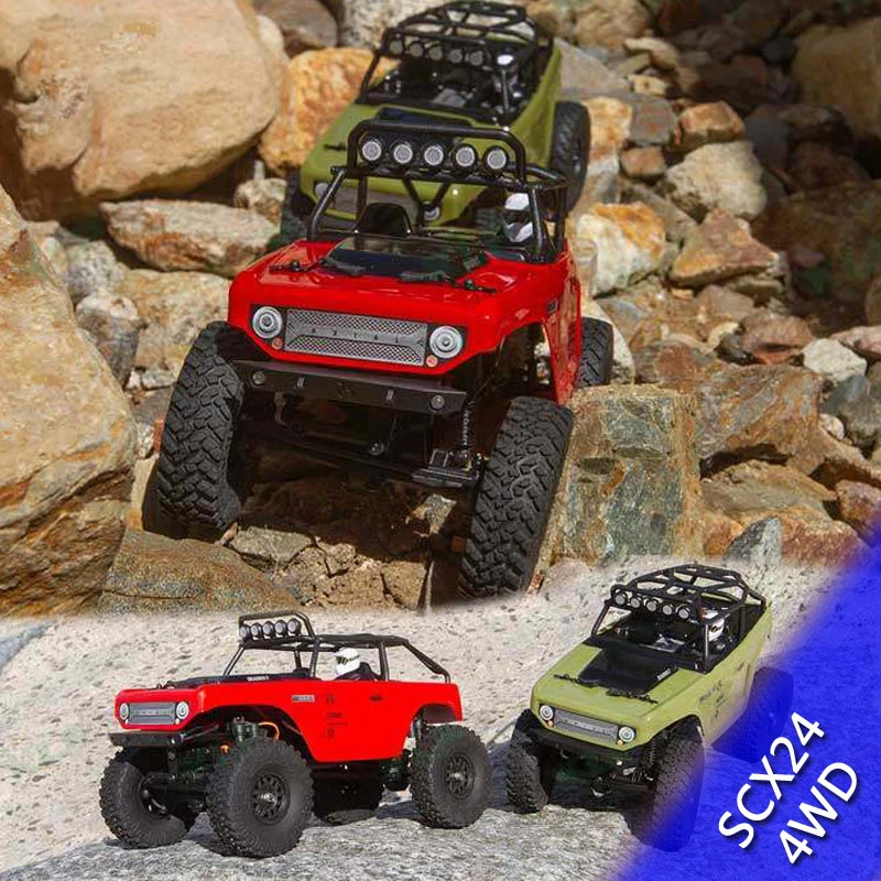 

Axial Scx24 Axi90081 1:24 Simulation 2.4g Full Proportional Remote Control Four-Wheel Drive Off-Road Climbing Vehicle RTR Model