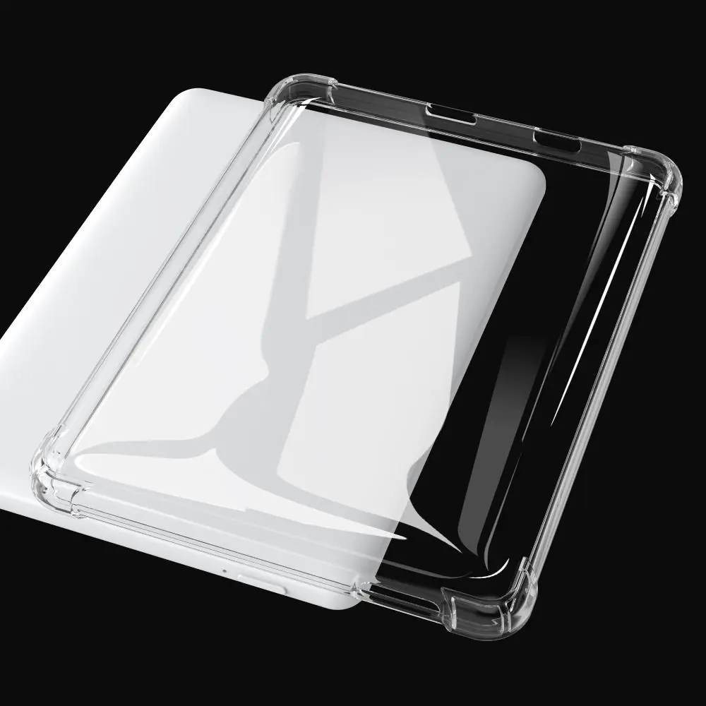 Shockproof 6 inch E-Reader Case Wear Resistant Anti-fall Protective Cover Transparent TPU Back Shell for MeeBook M7/E6/S6
