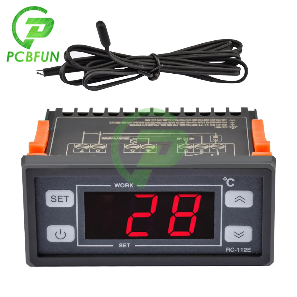 STC-200 Digital Temperature Controller Incubator Thermostat Heating Cooling Thermoregulator 12V 24V 220V