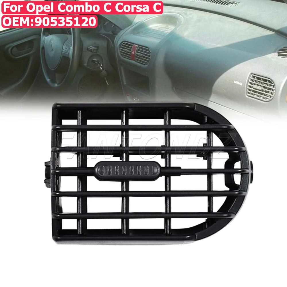90535120 grade de ventilação de ar interior do carro para opel combo c corsa c painel saída ar condicionado