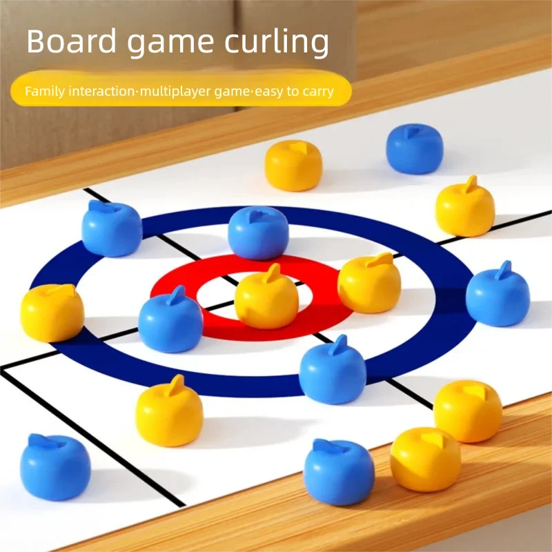ミニ卓上カーリングゲーム ポータブルデスクトップアイスカーリ - Party Games Adults Indoor のレビューと価格