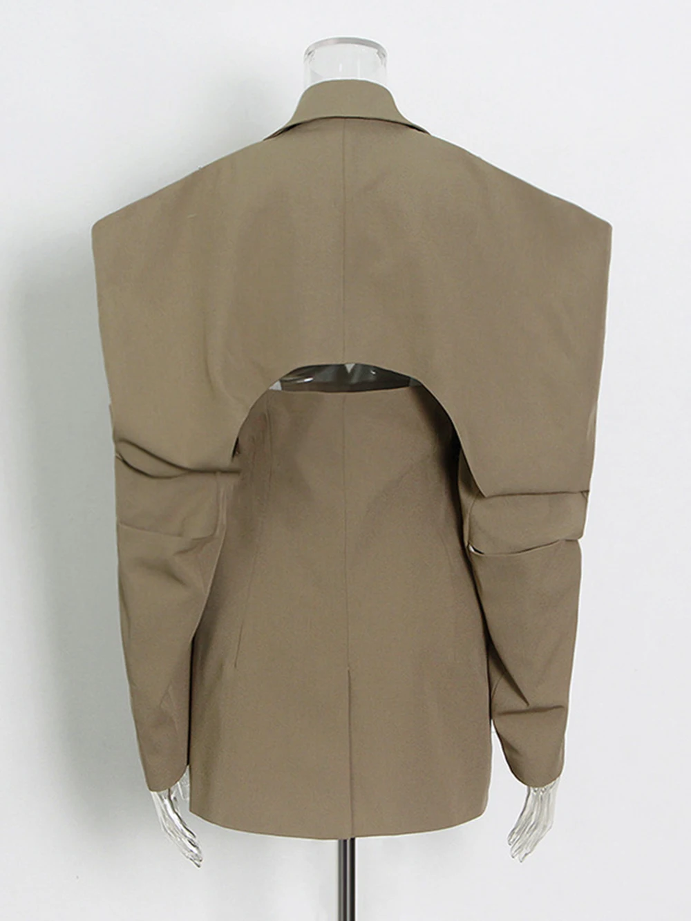 Abito Blazer personalizzato da donna Modphy 2024 primavera nuovo Design con spalle scoperte cappotto giacca a maniche lunghe a bolle di colore