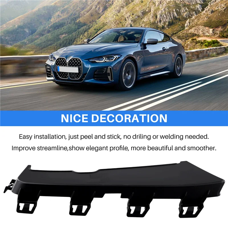 

【Падение цены! !】 Для BMW 4 Coupe (G22, G82) 2021, крышка переднего воздуховода, рамка противотуманной фары