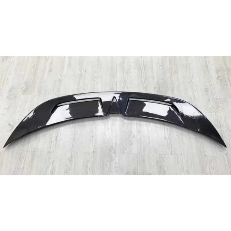 Real Carbon Fiber Tail Wing for Porsche Taycan Modified New Style Rear Spoiler Body Kit Car Accessories