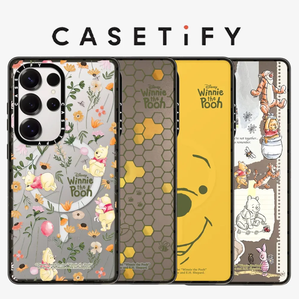 

CASETiFY x Disney Winnie the Pooh Cartoon Series Magnetic Drop-proof Case for Samsung Galaxy S23 S24 S25 S26+ Ultra Plus