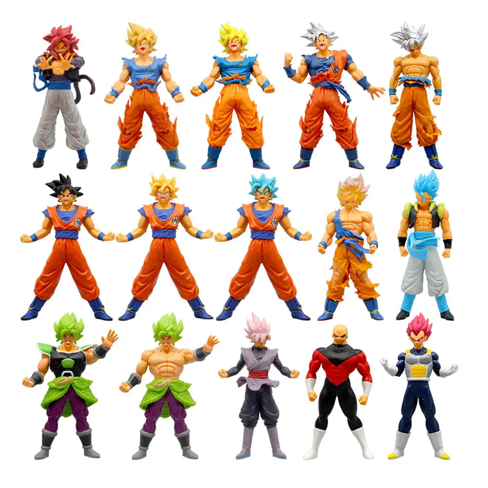 Dragon Ball Figures Blind Box Toy Super Saiyan Goku Vegeta Keychain DBZ Anime PVC Collection Model Toys For Kids Gifts