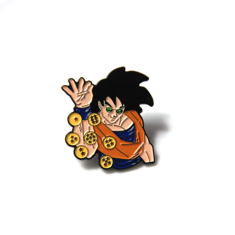 Disney anime peripheral Dragon Bal Dragon Ball Sun Wukong cartoon brooch student gift badge decoration