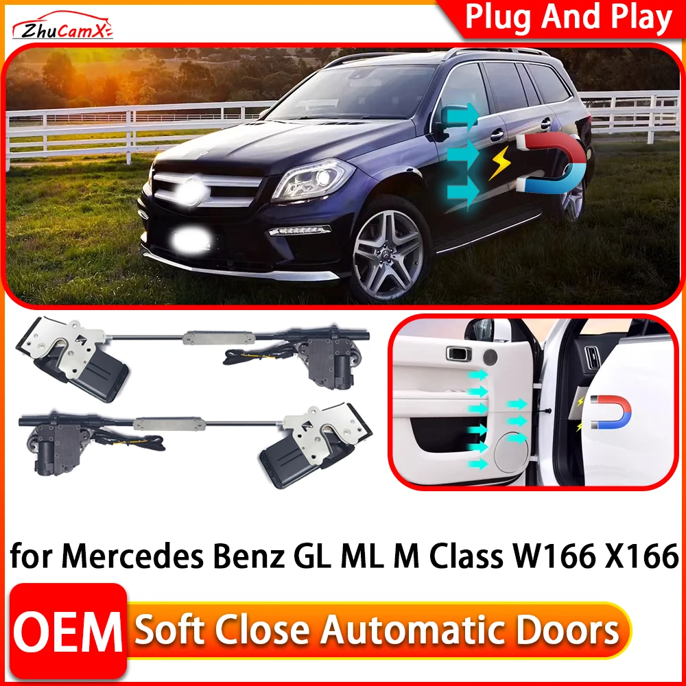 

for Mercedes Benz GL ML M Class W166 X166 Automatic Electric Soft Close Door Closer Power Closing Door Comfort Closing System