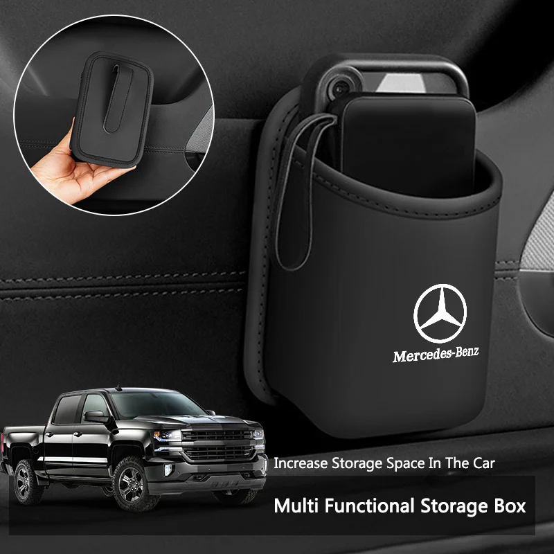 

Car Door-side Storage Bag Car Seat Back Multi-function Storage Holder For Mercedes Benz AMG W205 W203 W211 W212 W213 A B C Class
