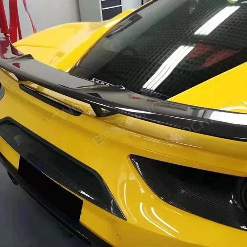 High-Quality Carbon Fiber Body Kit for 488 GTB, including Novitec Carbon Fiber Small Bumper Modification and N Style Aerodynamic