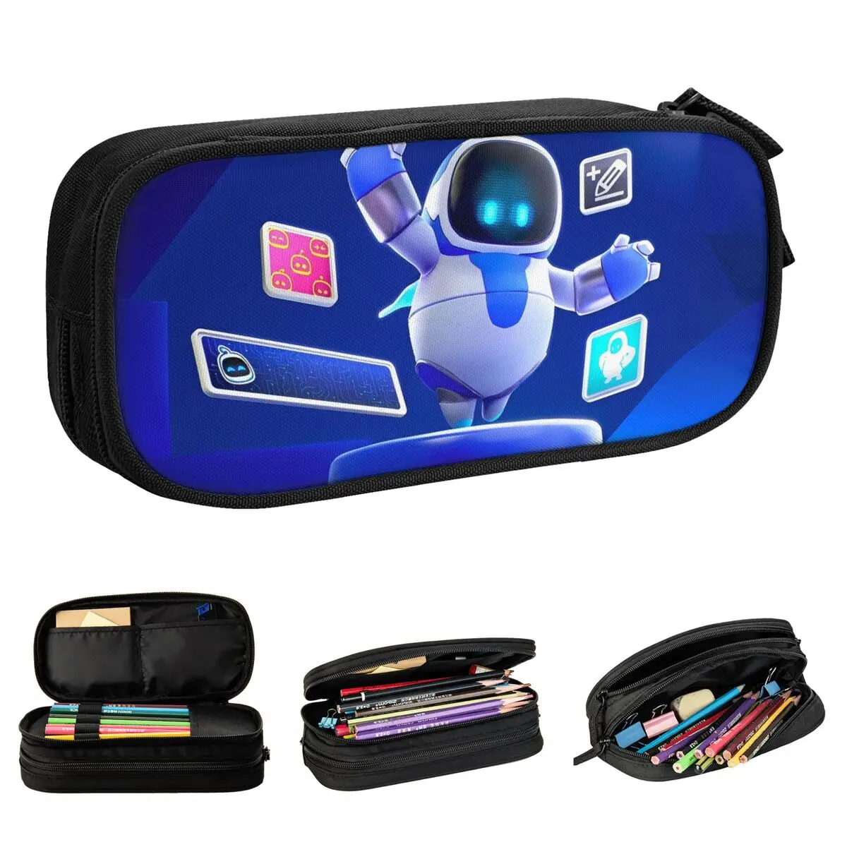 

Astrobot Pattern Astros Game Пенал Новые сумки для ручек Дети Большая вместимость Студенты Школьные косметические пеналы