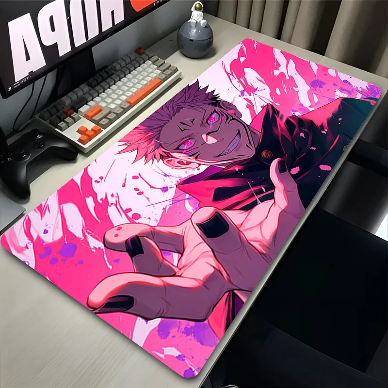 Mouse pad non-slip rubber large table pad computer accessories keyboard pad Anime Game PC carpet Itadori Yujis Mousepad XXL XXXL