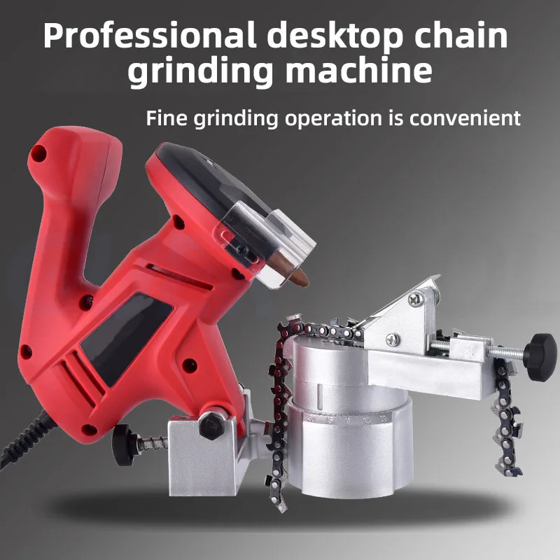 65W New Electric Chain Grinding Machine Fully Automatic Chain Grinding Machine Chainsaw Chain File Oil Chain Grinding Machine