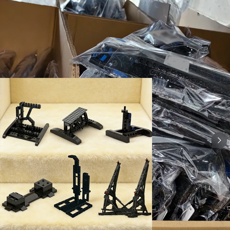 Multiple Spaceship Display Stand fit for Millennium Star Destroyer X-Wing Republic Gunship Razor Building Block Toy Only Bracket - view 2