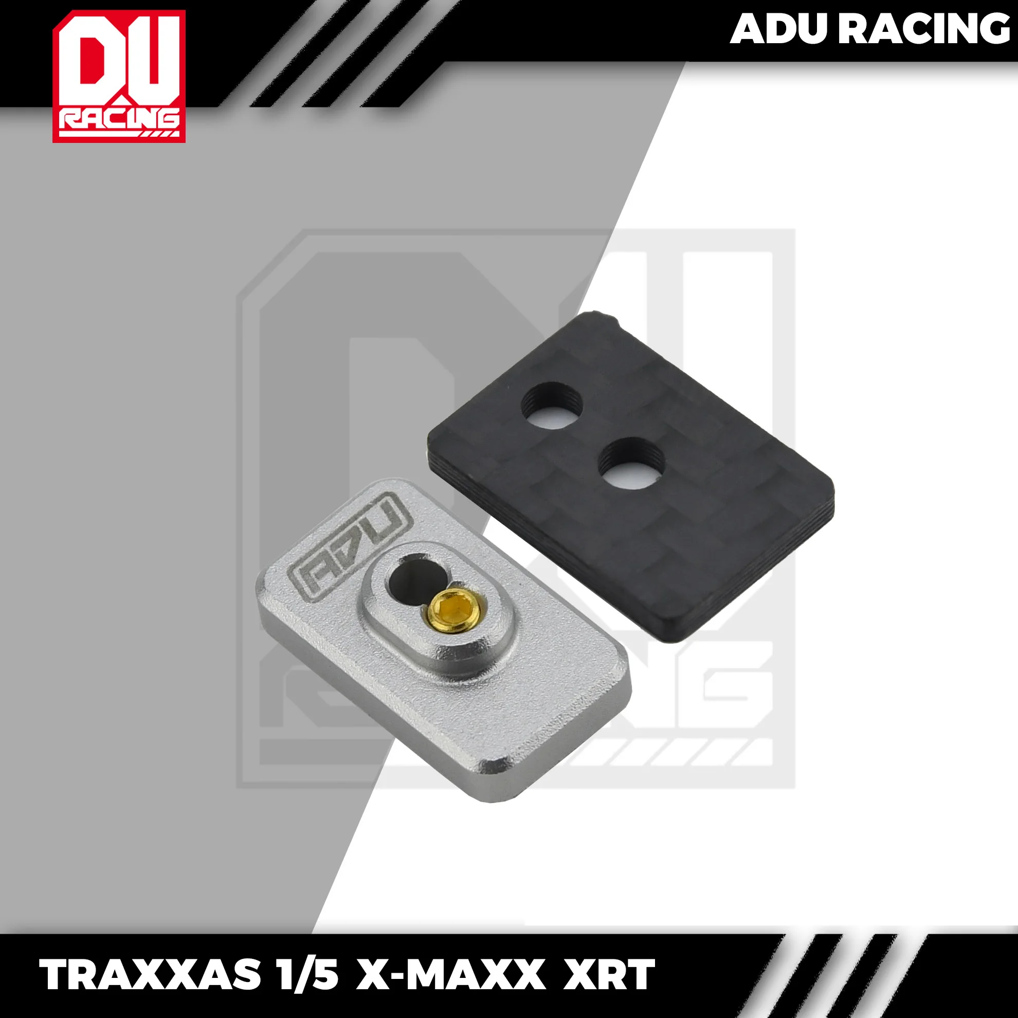 ADU RACING 7075-T6 RECEIVER COVER  SET MOUNT FOR TRAXXAS X-MAXX XRT XMAXX