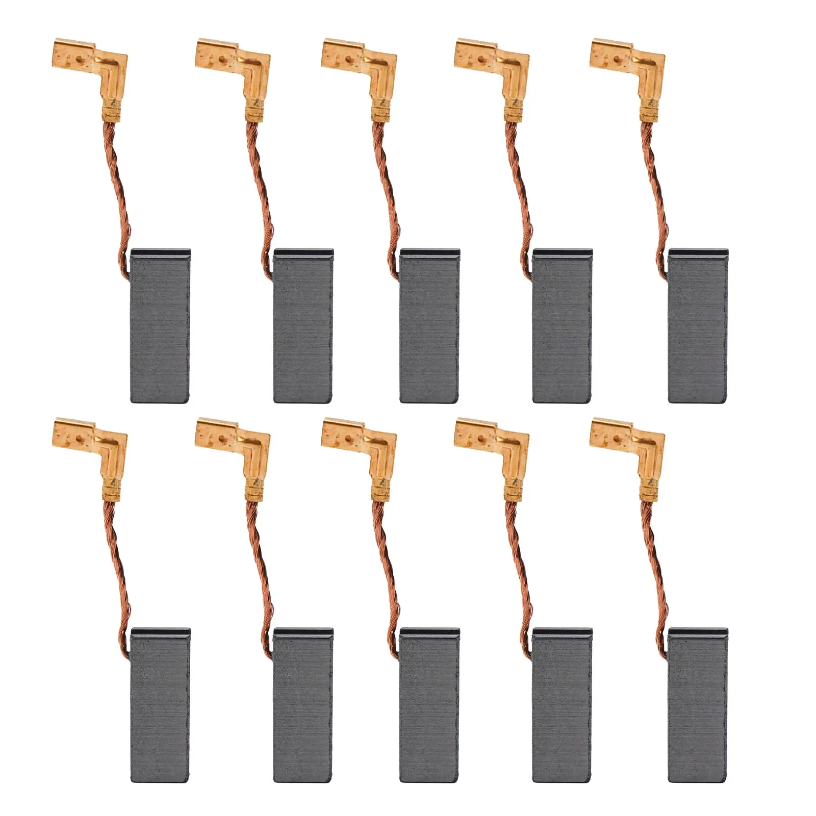 10pcs Carbon Brushes Replacement Parts 5x8x19mm For Electric Motor Angle Grinder Carbon Brushes Power Tool Accessories ﻿