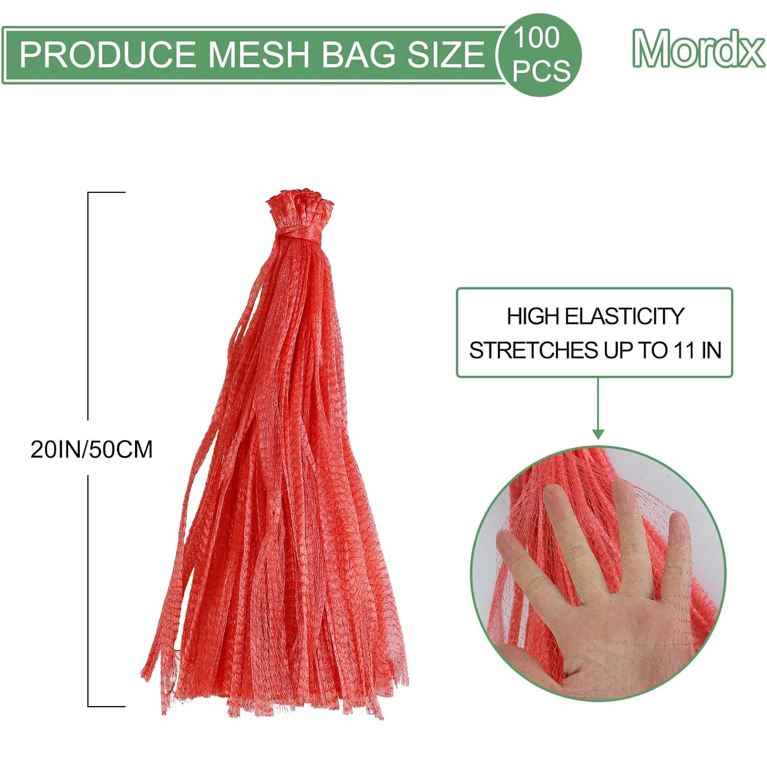 100pcs Watermelon Growing Mesh Reusable Fruit Storage Net  Protection Planting Hami Bag Melon Net