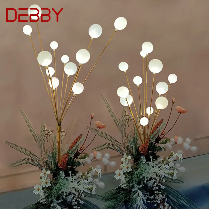 DEBBY LED Road Lead Wedding Lights Decoration Golden Fruit Tree Shape for Hall Party Stage Landscape Lamp