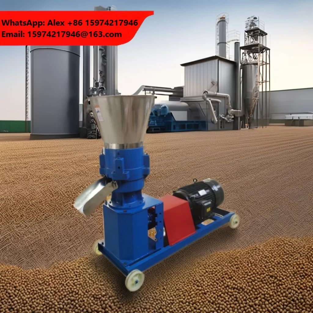 Pellet Making Machine Pelletizer Electricity Diesel Wood Animal Feed For Chicken Cow Horse