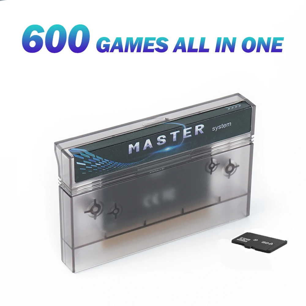 

600 in 1 Master System Game Cartridge Multi Game Cassette for SEGA Master System USA EUR Gaming Console