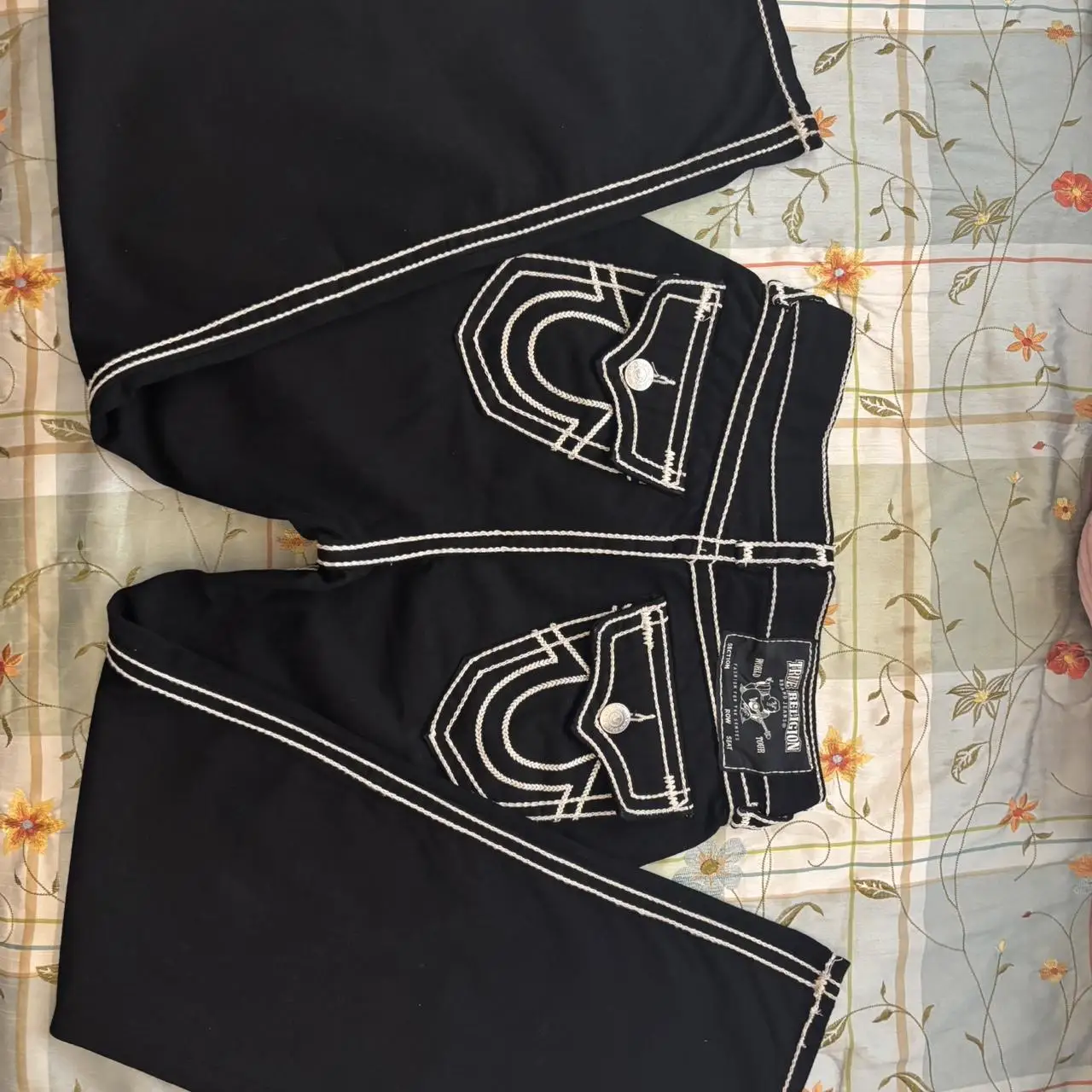 Y2k anni 2000 Buddha Red Robins Jeans High Street Denim Pantaloni Jeans a gamba larga Vintage Vita alta Dritto Harajuku 2000s Abbigliamento uomo