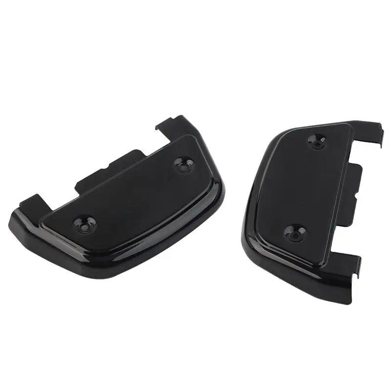 

Motorcycle Passenger Footboard Covers For Electra Glide Street Glide Road Ultra Softail D-Shaped Foot Cap