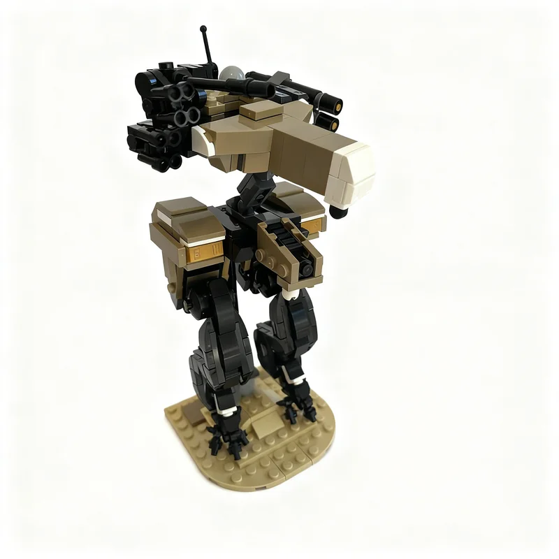 470 peças MOC Icons Gekko Metal Gear Solid, Blocos de Montar de Arquitetura, Brinquedos DIY, Presentes de Natal, Educação Criativa