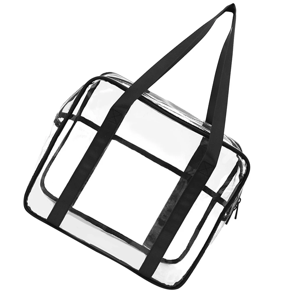 

Transparent PVC bag Large Capacity Clear Makeup Bag Woman Carrying Bag Travel Toiletry ganizer Portable Storage