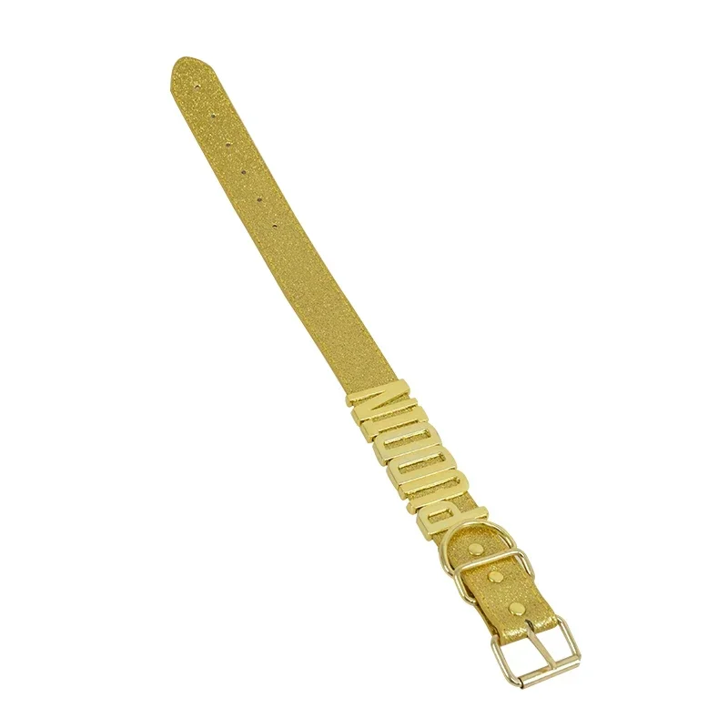 Puddin تأثيري أزياء جلدية إلكتروني طوق حزام مهرج فتاة قلادة هدية عيد MN3