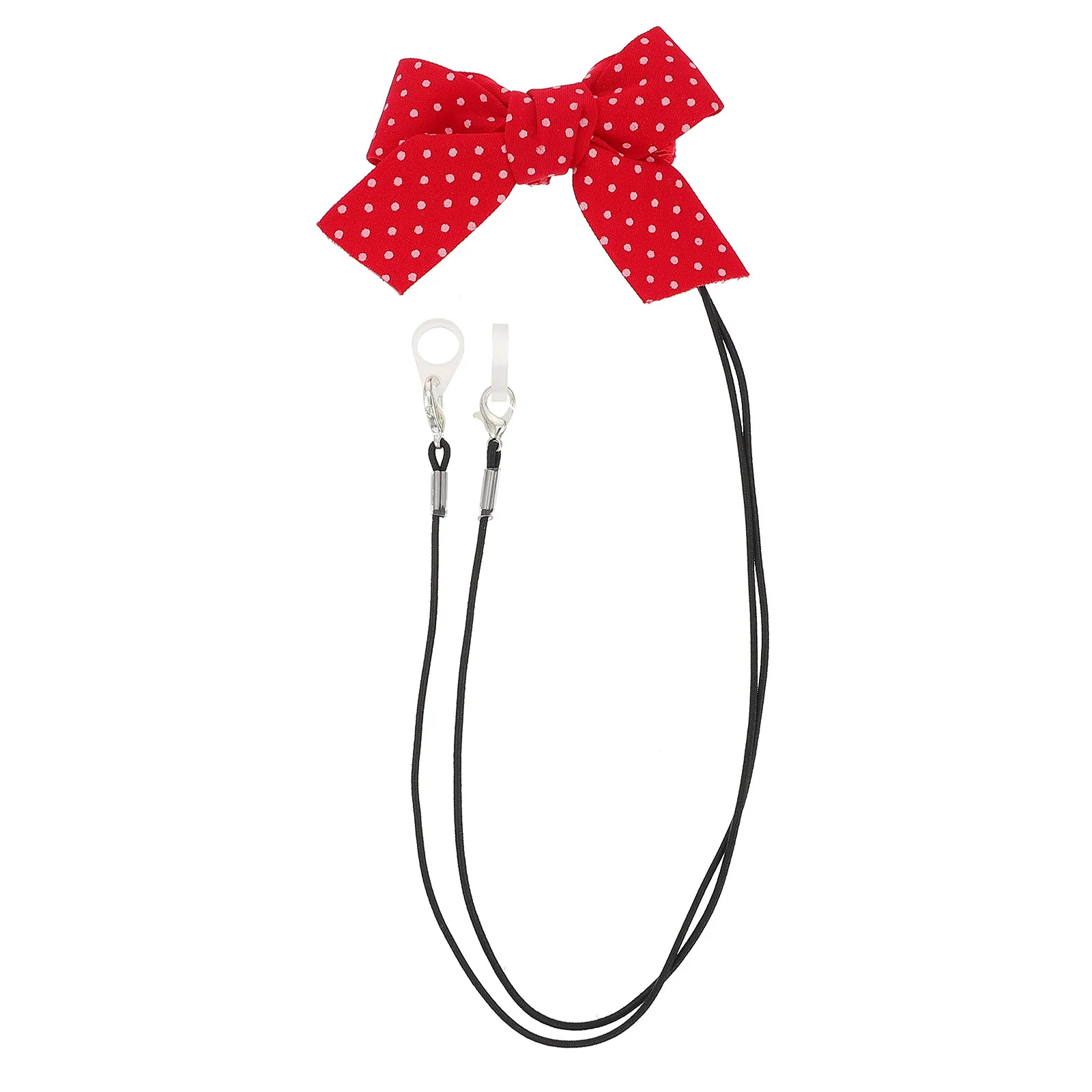 

Hearing Aid Fixation Cord Double Ears Durable Nylon ABS Anti-Lost Strap Hearing Aid Clip Practical Gift for Seniors