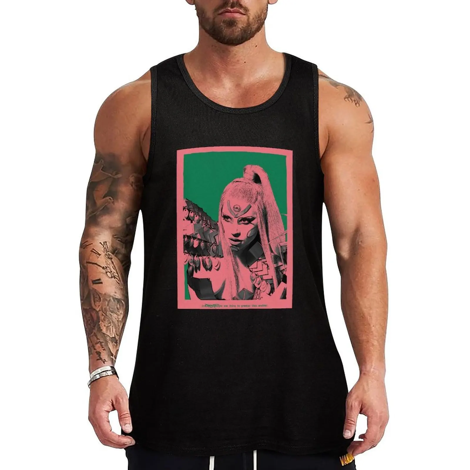 

Chromatica Tank Top Male clothes Body man gym shirt men