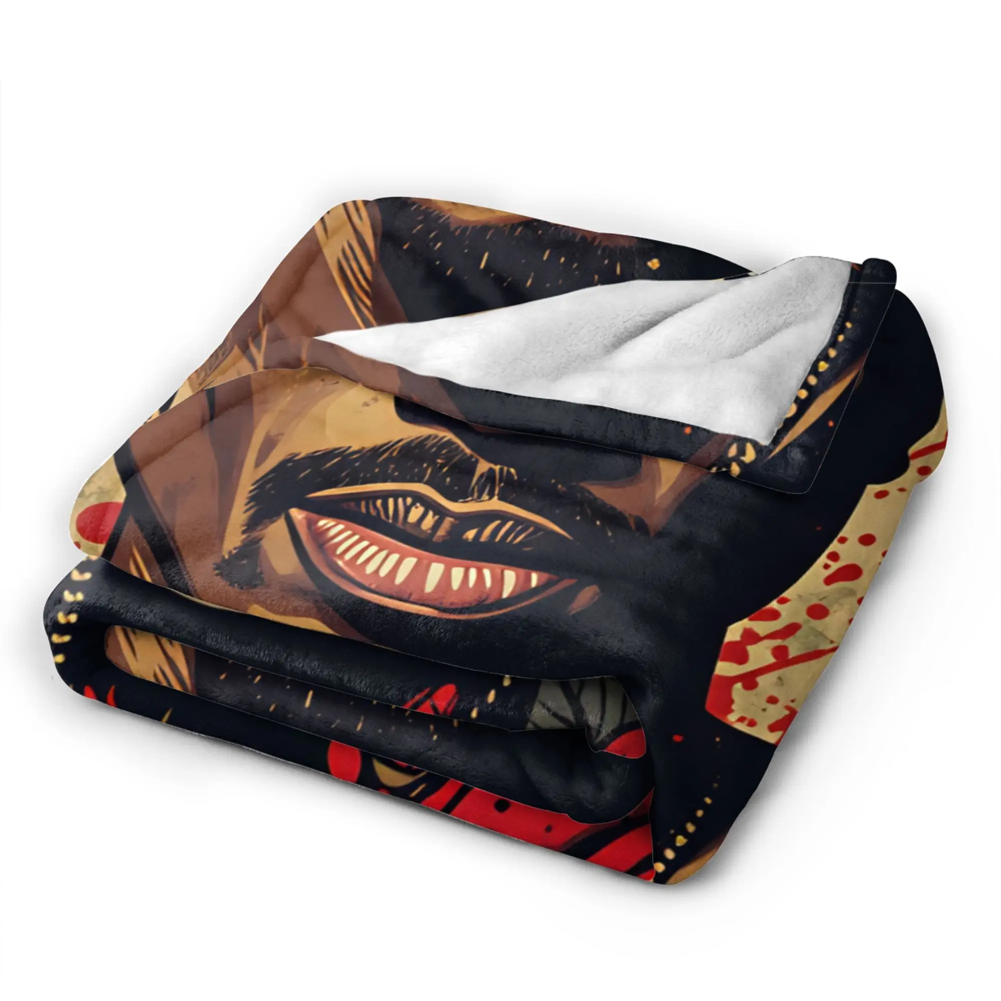 Rapper Tupacs Blankets  Super Warm Fashion Plush Throw Blanket For Girls Boys Bedroom Flannel Bedspread Bed Cover