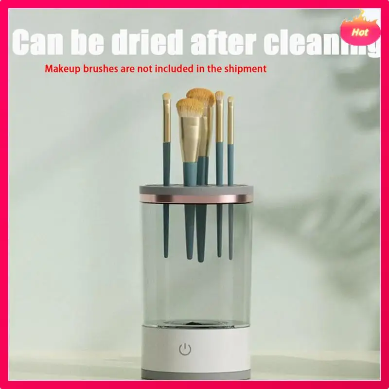 

Новый 2X очиститель косметических кистей, очиститель кистей для макияжа, электрический автоматический вращающийся очиститель кистей для макияжа