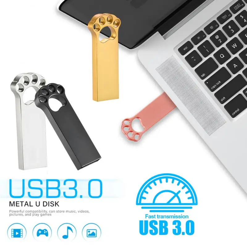 2TB Usb3.0 Flash Drives High Speed Metal Pendrive 1TB Portable Waterproof Memoria Usb Flash Disk For Computer Storage Devices