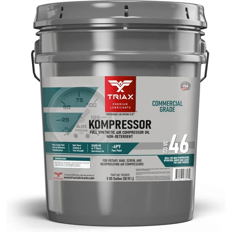 Kompressor MV / SAE 20 - Full Synthetic, Multi-Vis Compressor - Commercial Grade - Rotary, Vane, Screw, and Recip