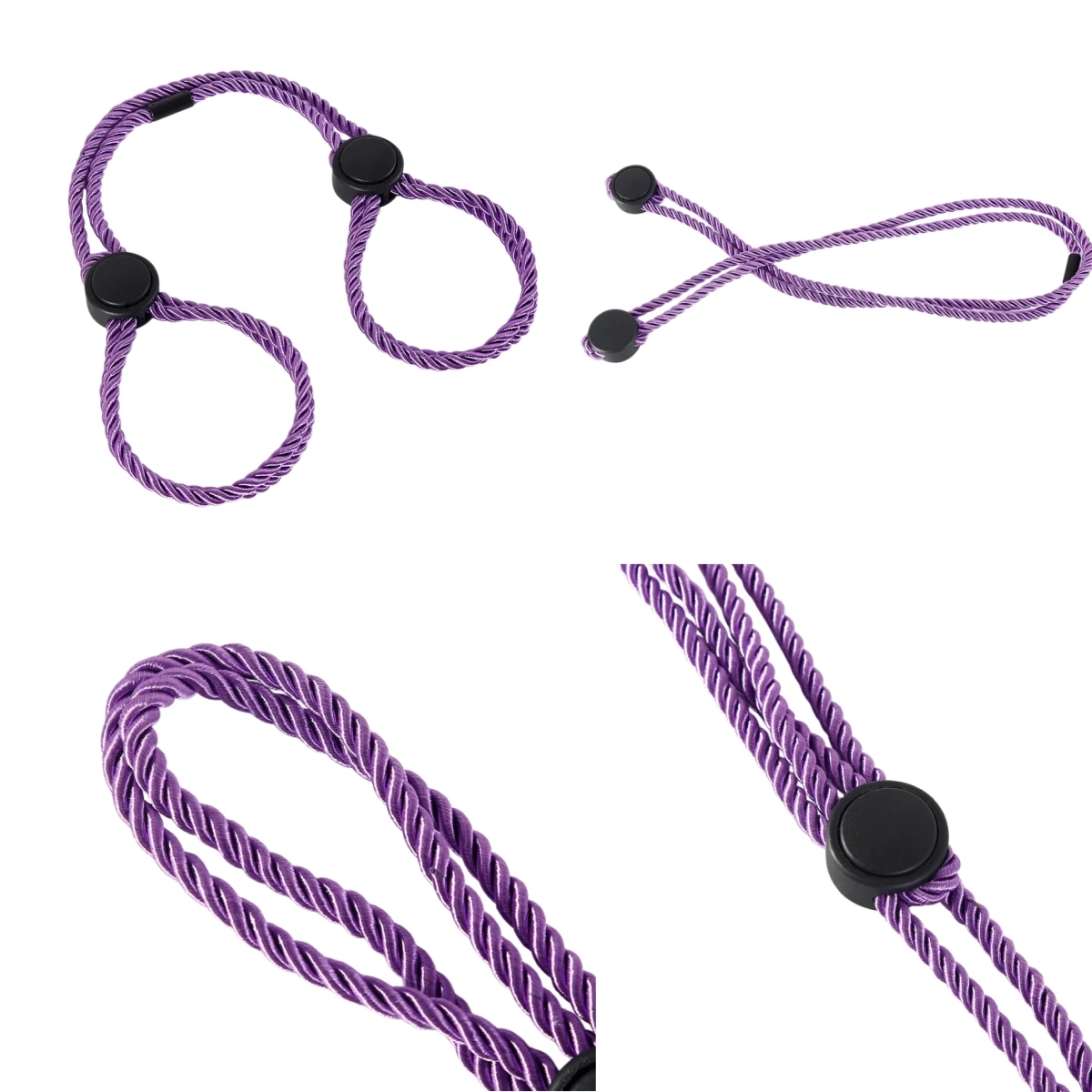    Algemas de Algodão para Mãos e Pernas, Várias Cores, para Jogos de Casal, Bondage, Cosplay e Adereços de Palco - Moda 2026