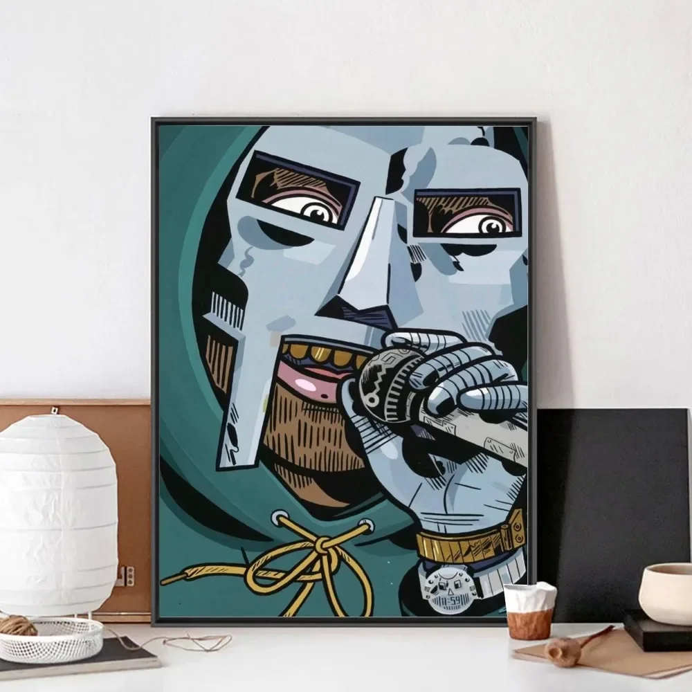 MF Doom Comic Poster No Framed Poster Kraft Club Bar Paper Vintage Poster Wall Art Painting Bedroom Study Stickers