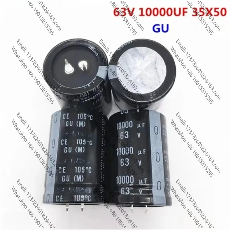 2 pz ELNA 10000uF 63 V Hi-Fi Condensatore Elettrolitico PER AMP