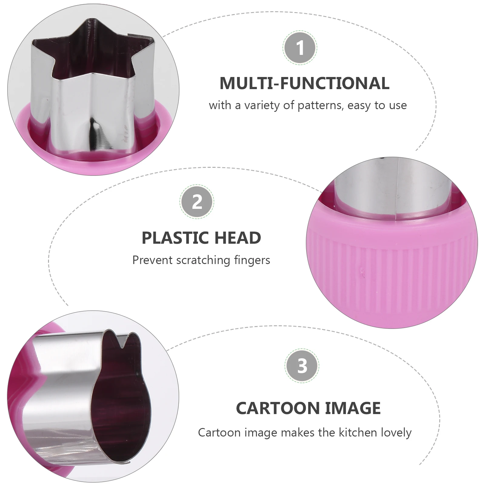 

9 Pcs Farfalle Mold Cartoon Pastry Vegetable Fruit Cookie Molds DIY Kitchen Tools Cake Biscuit Maker Stainless Steel